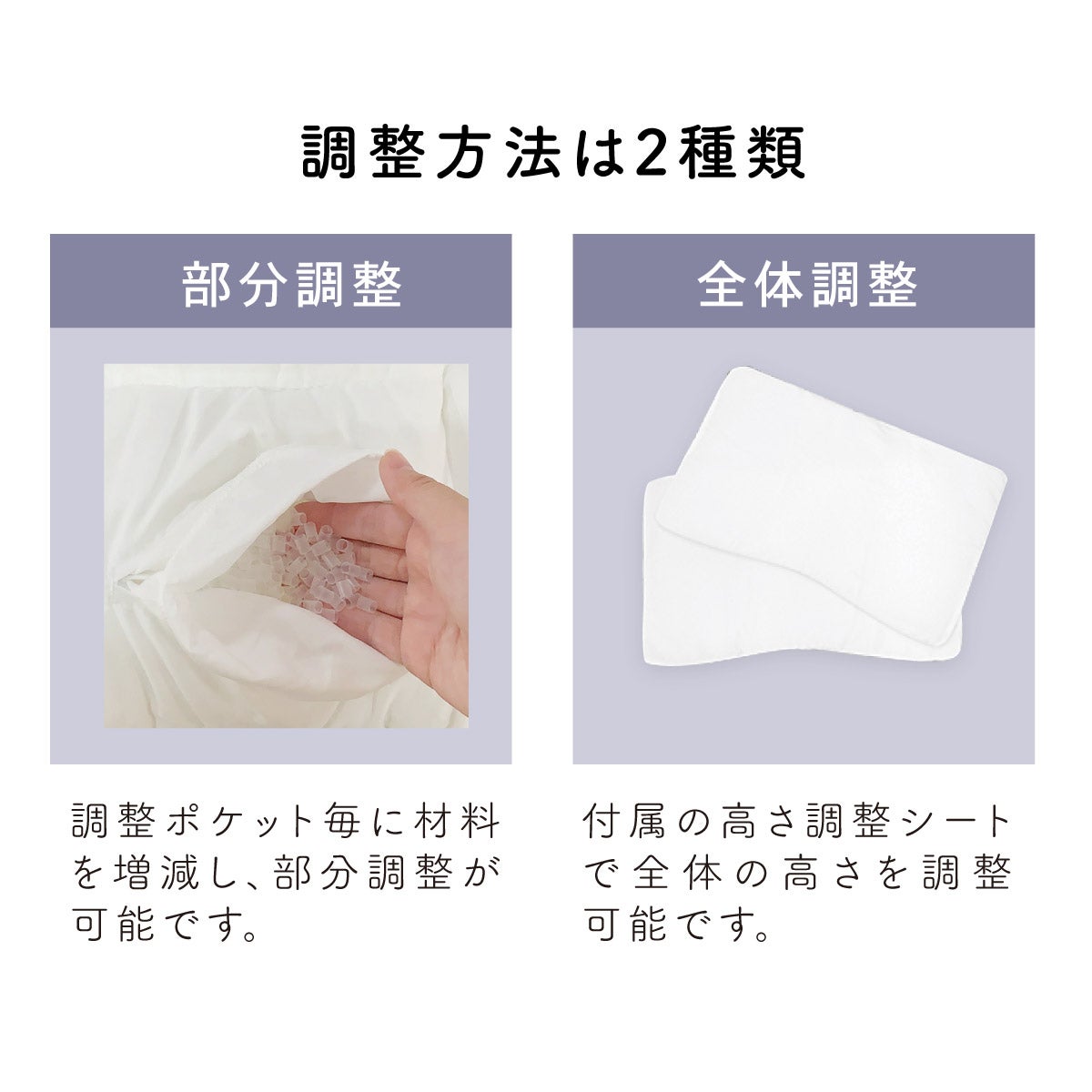 期間限定価格】首肩快適枕プレミアム （ネイビー）セミオーダー枕【WEB