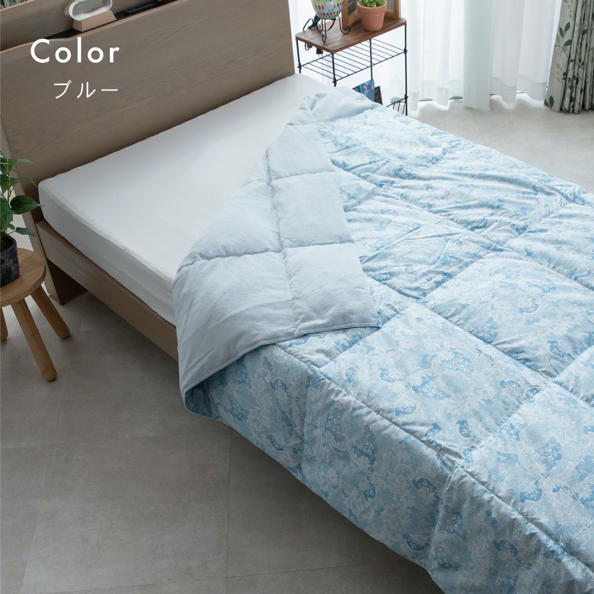 綿シンカーシャーリングダウンケット ダウン80% シングル｜眠りの専門