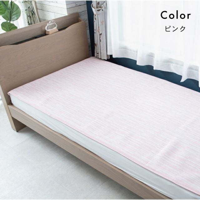 【mymakura マイまくら】綿&麻涼感敷きパッドプレミアム S 新品未開封 接触冷感プレサーモ敷きパッド シングル ワイドシングル ダブル｜眠り