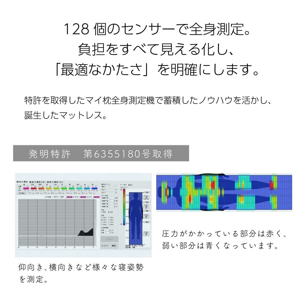 オーダーメイド腰楽寝myマット 七つ星 厚み12cm シングル セミダブル