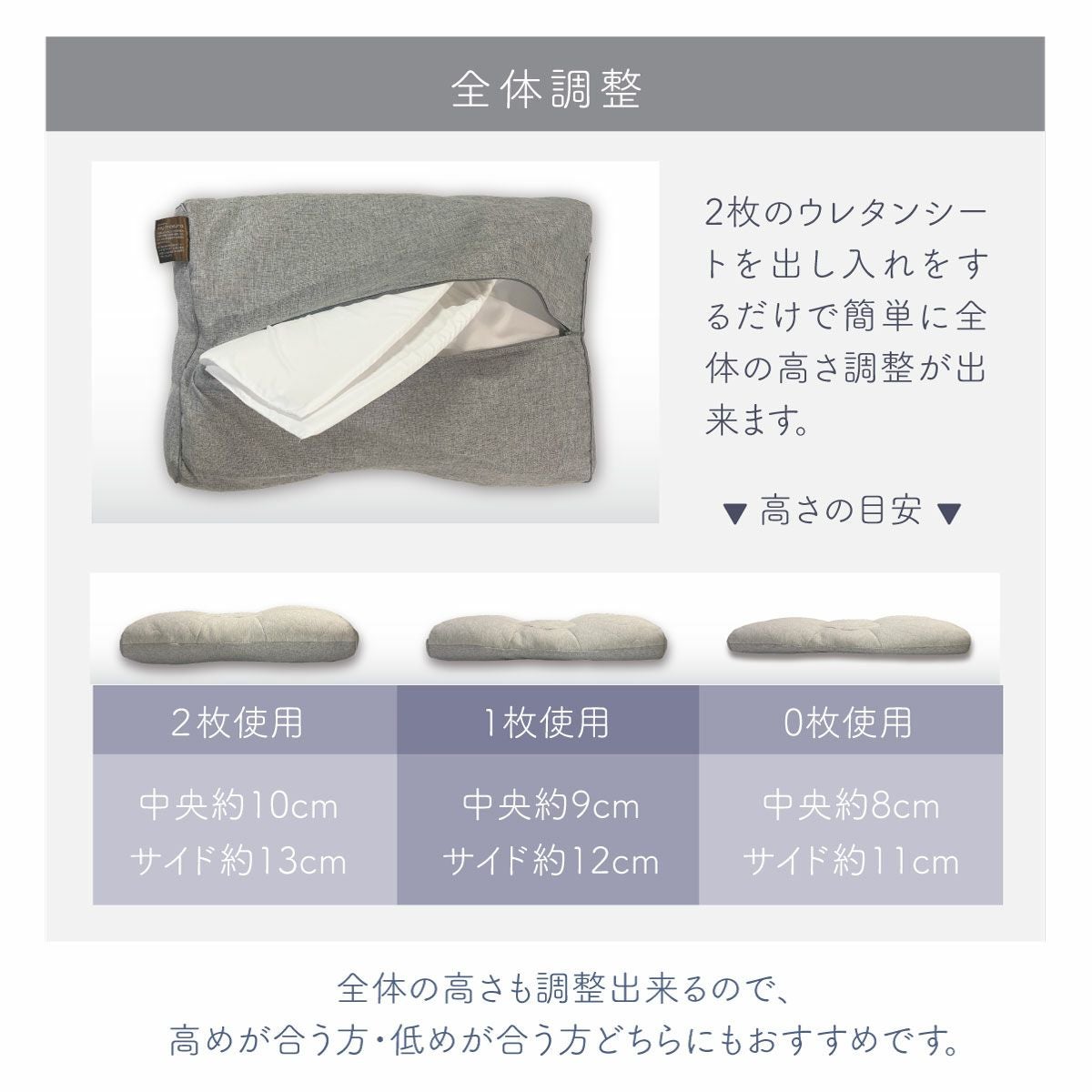 実店舗で人気No.1】首肩楽寝枕DX グレー｜眠りの専門店マイまくら