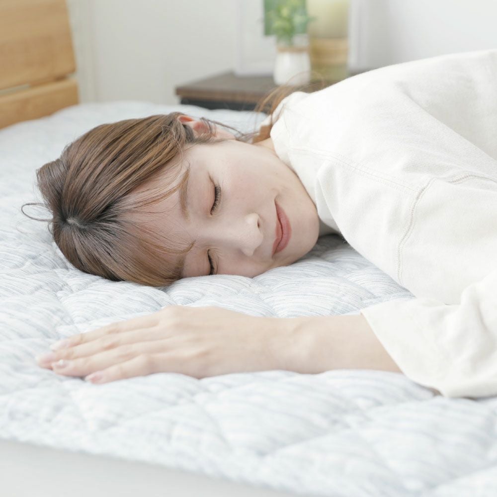 ソフトしじら敷きパッド ダブルサイズ｜眠りの専門店マイまくら