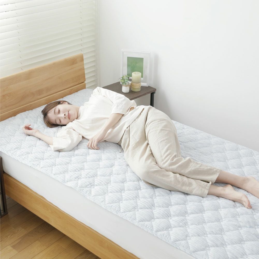 ソフトしじら敷きパッド ダブルサイズ｜眠りの専門店マイまくら