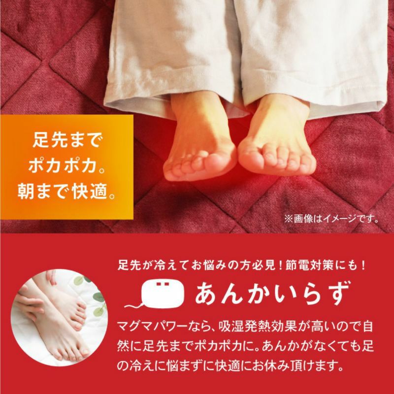 在庫限り50%OFF】吸湿発熱マグマパワーダブルウォーム 毛布 シングル