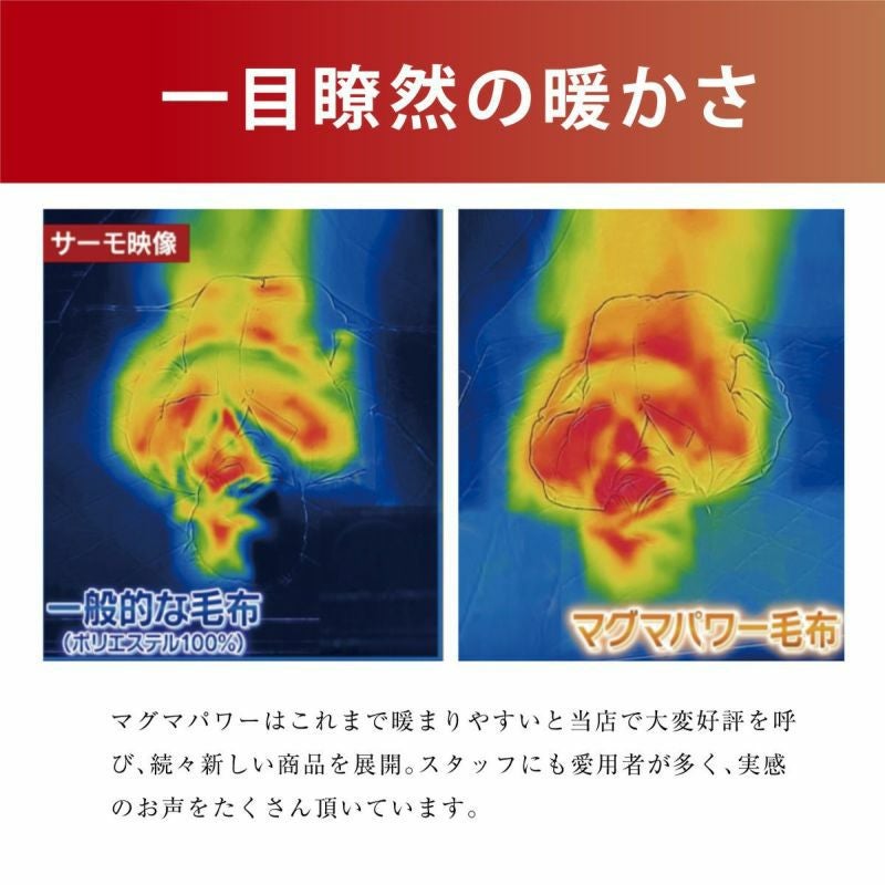 在庫限り50%OFF】吸湿発熱マグマパワーダブルウォーム 毛布 シングル