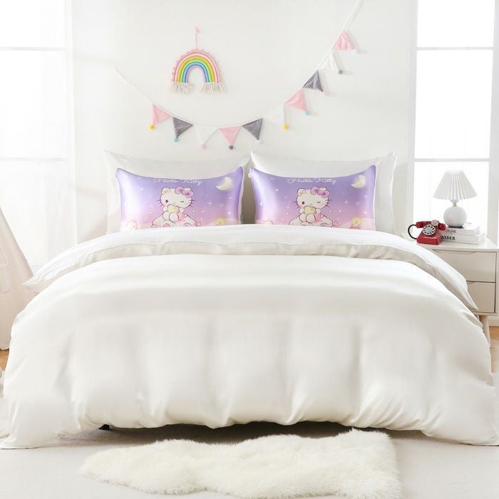 シルクまくらカバー ハローキティ 43×63cm｜眠りの専門店マイまくら