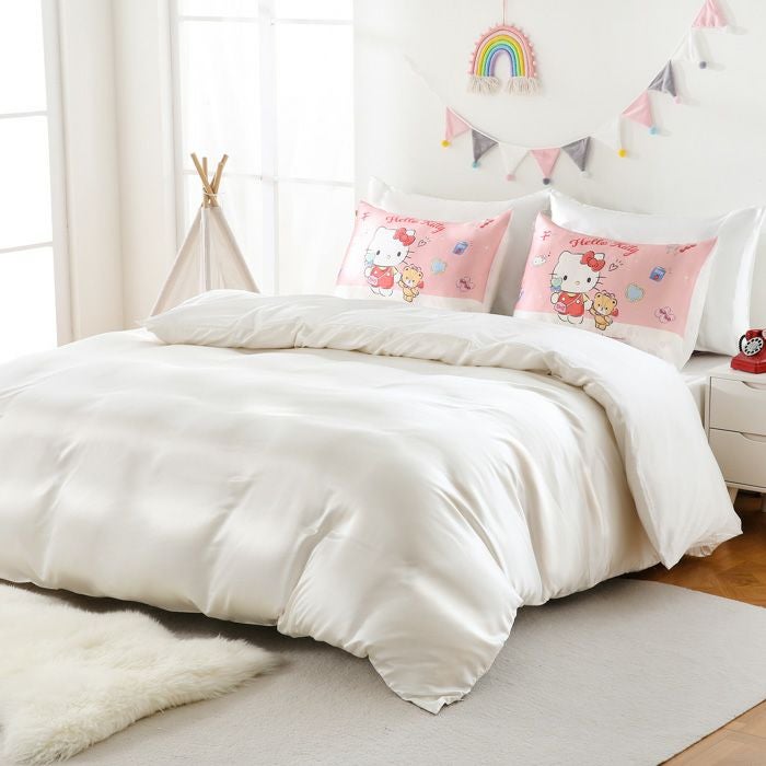 シルクまくらカバー ハローキティ 43×63cm｜眠りの専門店マイまくら