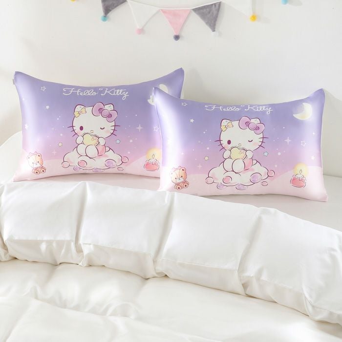 シルクまくらカバー ハローキティ 43×63cm｜眠りの専門店マイまくら