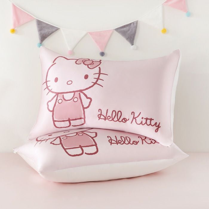 シルクまくらカバー ハローキティ 43×63cm｜眠りの専門店マイまくら