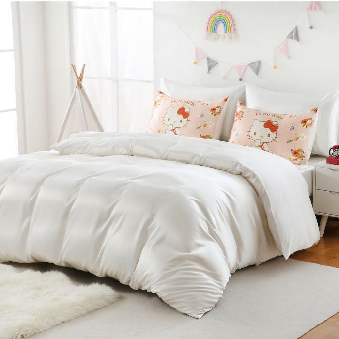 シルクまくらカバー ハローキティ 43×63cm｜眠りの専門店マイまくら