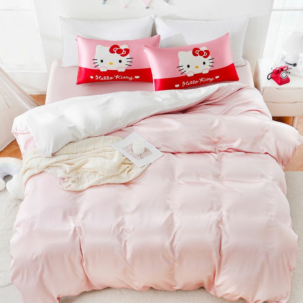 シルクまくらカバー ハローキティ 43×63cm｜眠りの専門店マイまくら