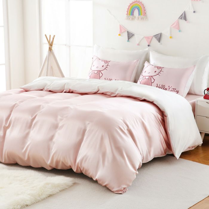 シルクまくらカバー ハローキティ 43×63cm｜眠りの専門店マイまくら
