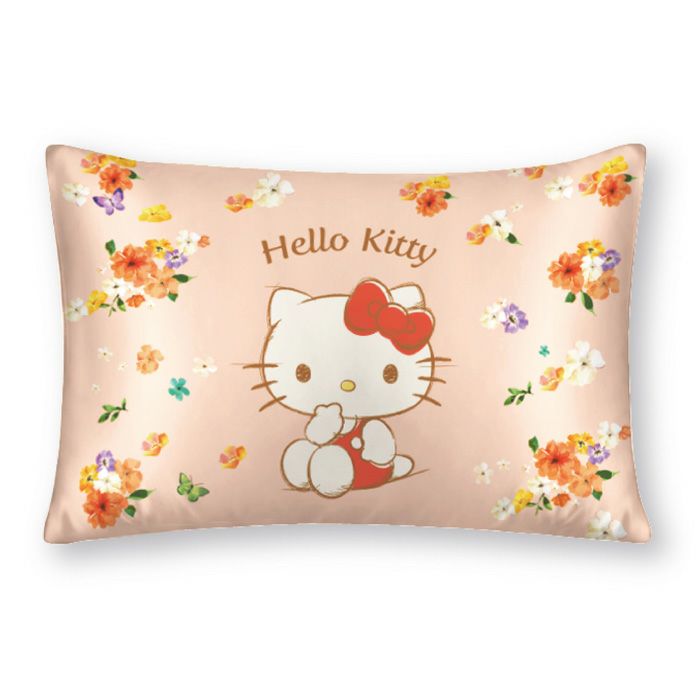 シルクまくらカバー ハローキティ 43×63cm｜眠りの専門店マイまくら