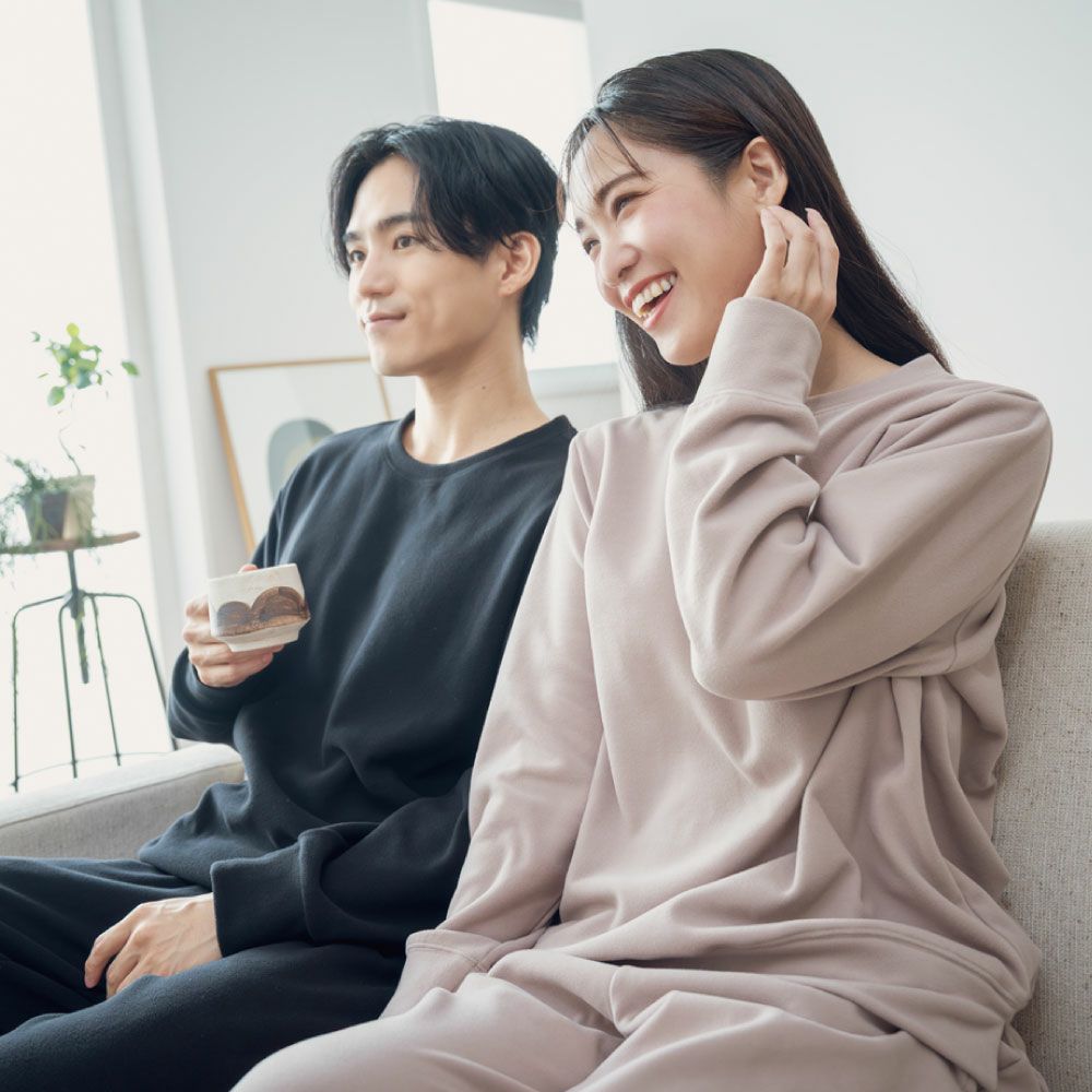 マイマクラ　リカバリーウエア　モカベージュS Amazon | [my makura] リカバリーウェア オールシーズン 上下セット