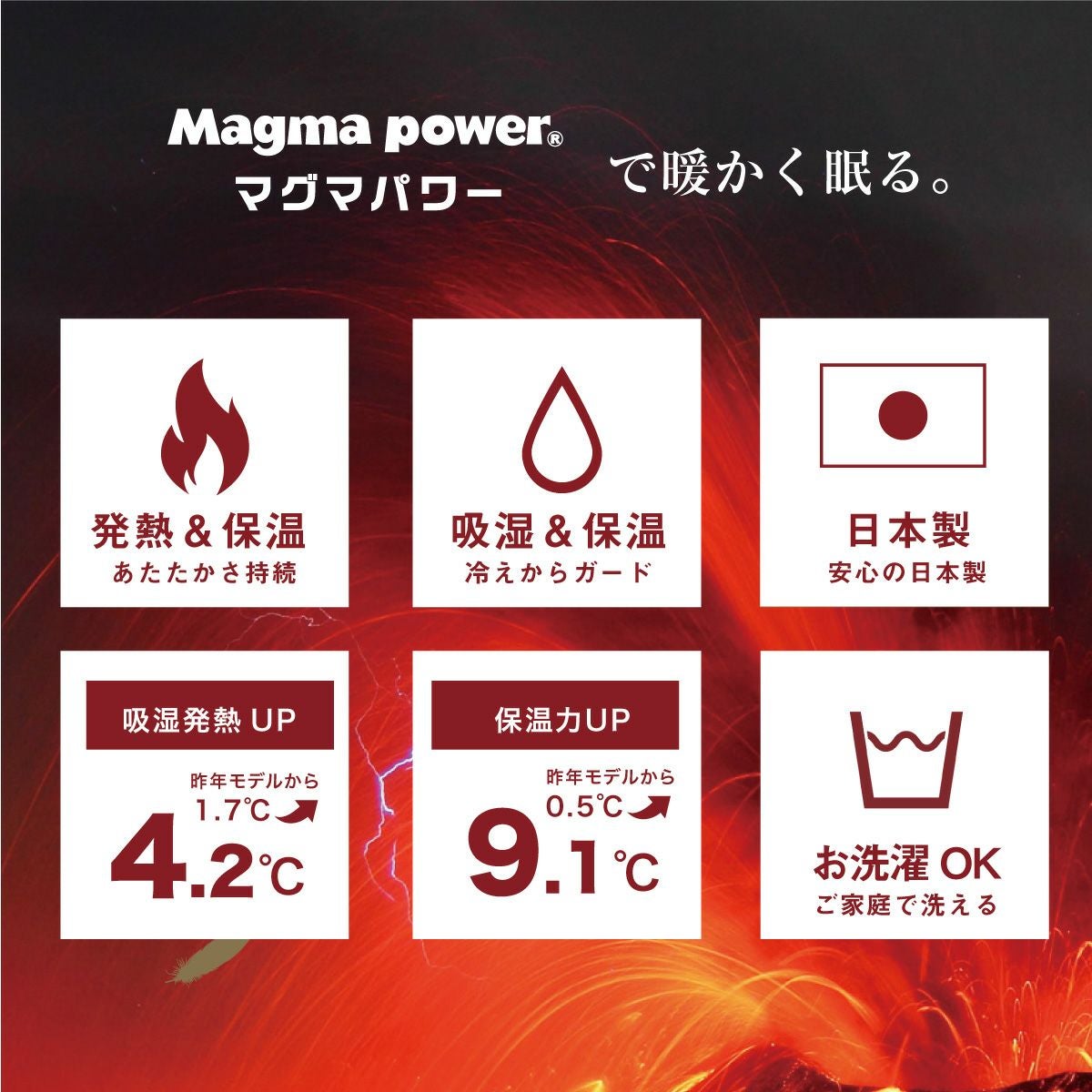 吸湿発熱マグマパワーMAX毛布 ダブルサイズ｜眠りの専門店マイまくら